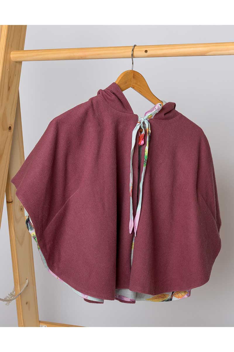 Girls poncho coat online